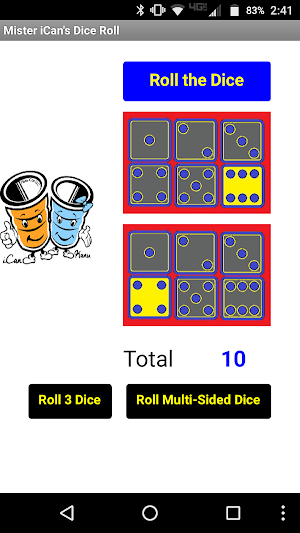 Mister iCan's Multi-Sided Dice Screenshot 0