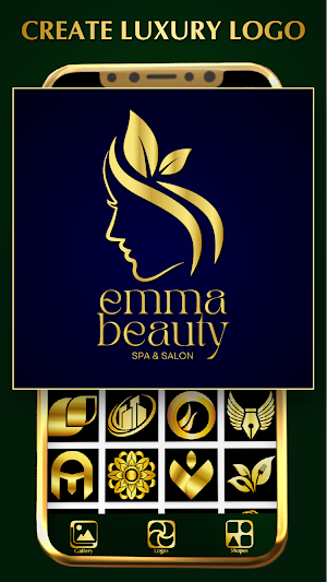 Luxury Logo Maker, Logo Design Screenshot 1