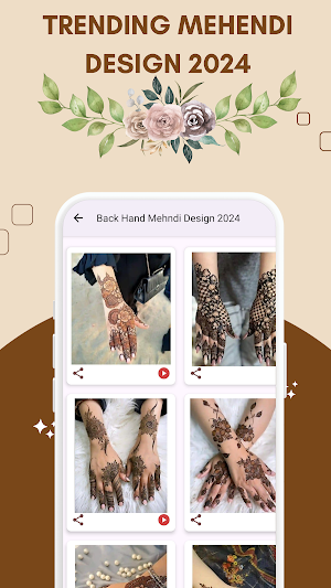 Mehndi Designs 2024 - Offline Screenshot 3