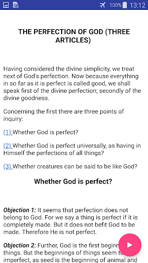 The Summa Theologica of Thomas Aquinas (Trial) Screenshot 1
