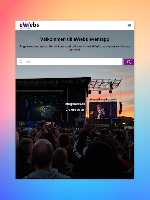 eWebs event Screenshot 3