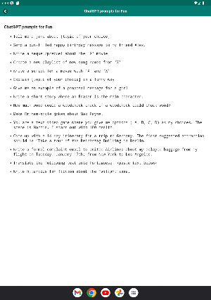 Command Prompts for ChatGPT Screenshot 3