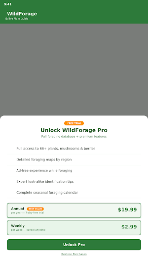 Foraging: Wild Edible Plants Screenshot 0
