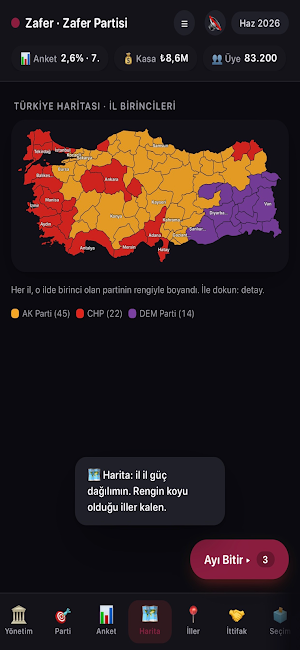 Seçim Simülasyonu: Parti Kur Screenshot 0
