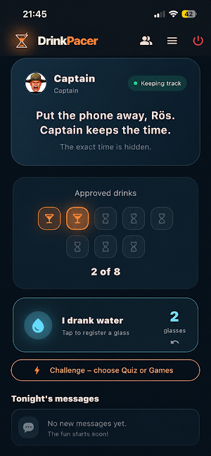 DrinkPacer Screenshot 1