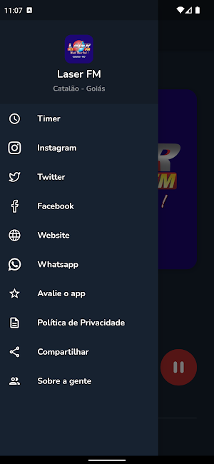 Laser FM - Catalão Screenshot 1