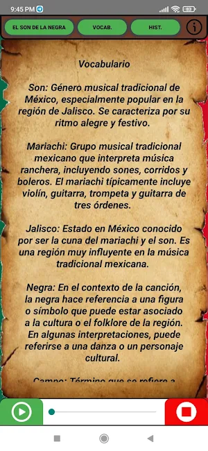 Cancionero Mexicano Screenshot 2