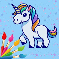 Unicorn Coloring Game for Girl