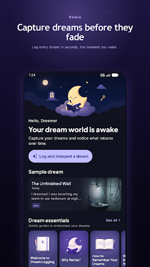 Remia: AI Dream Journal Screenshot 0