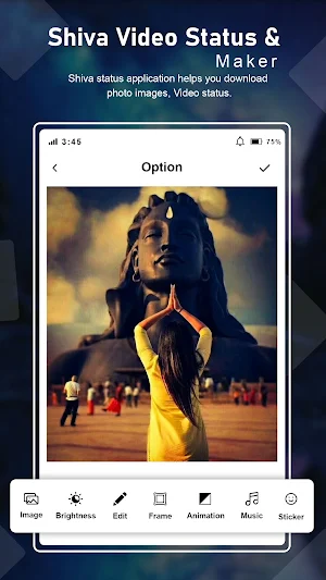 Make video with shiva frames Screenshot 0
