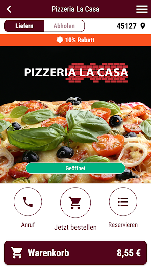 Pizzeria La Casa Screenshot 0