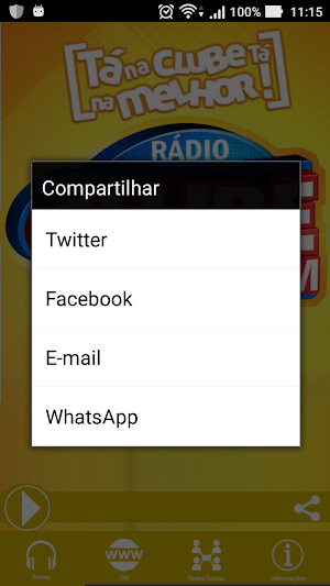 Clube FM - Rio Verde Screenshot 1