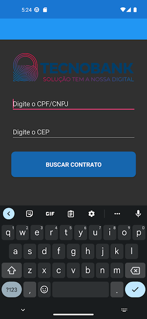 Tecnobank - Consulta Contrato Screenshot 1