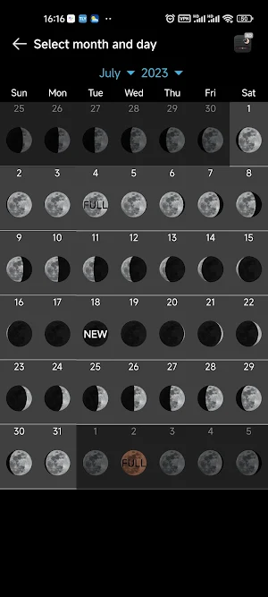Moon Phase - Weather Moon Screenshot 3