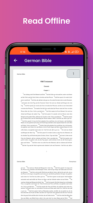 German Bible Offline Screenshot 2
