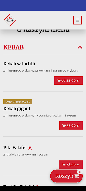 Bafra Kebab Łuków Screenshot 0