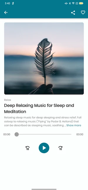 Meditation App Screenshot 2
