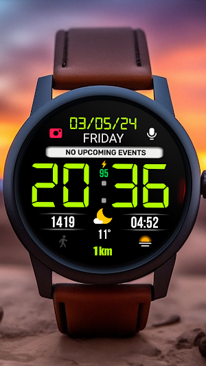 WIN BIG LCD Digital Watch Face Screenshot 3