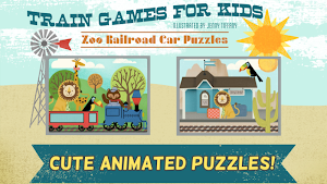 Train Games for Kids- Puzzles Screenshot 0