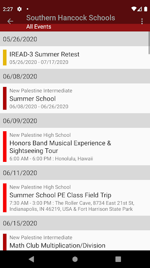 Southern Hancock Schools Screenshot 3