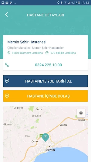 Mersin Şehir Eğitim ve Araştırma Hastanesi Screenshot 1