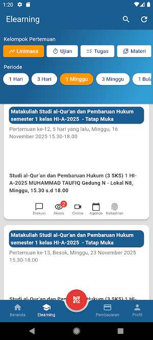 eCampus UIN Bukittinggi Screenshot 1