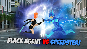 Black Whip vs Thunder Speedster Street Brawl Screenshot 0