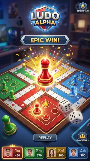 Classic Alpha Ludo Game Screenshot 3