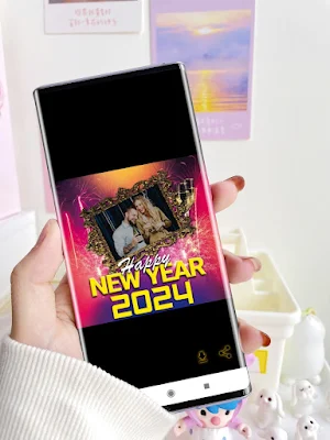 new year photo frame2024 Screenshot 1