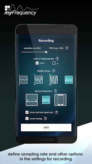 myFrequency - Vibration Analysis Screenshot 1