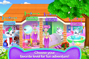 Kara and Her Fluffy Kitty Screenshot 1