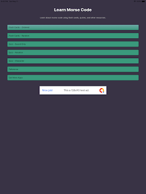 Morse Code Flashcards+Quizzes Screenshot 3