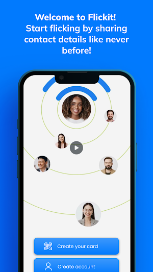 Flickit - Digital Contact Card Screenshot 0