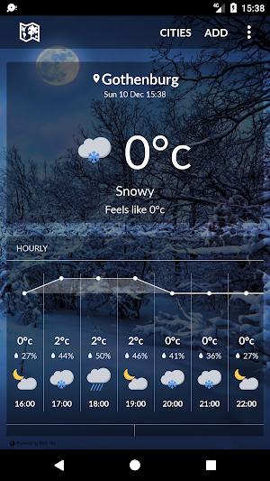 Sweden weather Screenshot 0