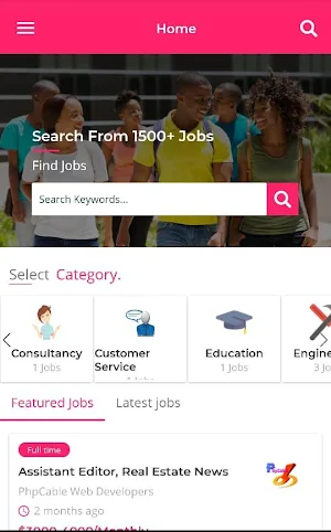 Get Zambia Jobs Screenshot 1