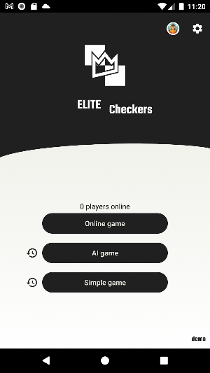 Elite Checkers - AI & Online Screenshot 1