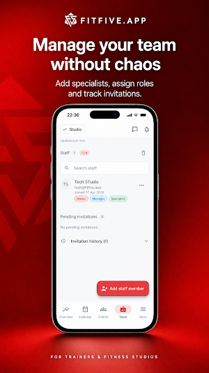 FitFive: Specialists & Studios Screenshot 1