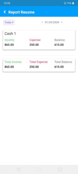 Cash Book - Expense/Income Screenshot 2