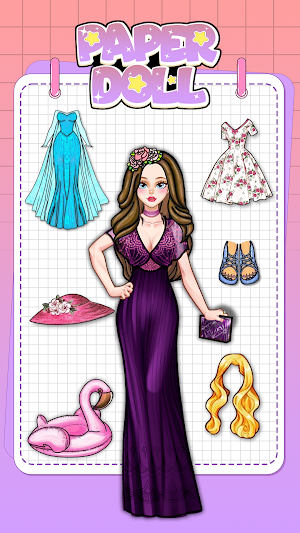 Paper Doll Dress up: DIY Games Screenshot 0