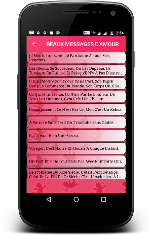 Messages d'amour romantique et Lettres d'amour Screenshot 2