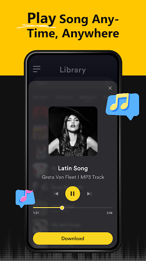 Mp3 Music Downloader & player Screenshot 2
