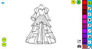 Gown Coloring Book Screenshot 0