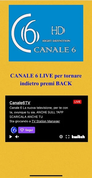 CANALE 6 Screenshot 2