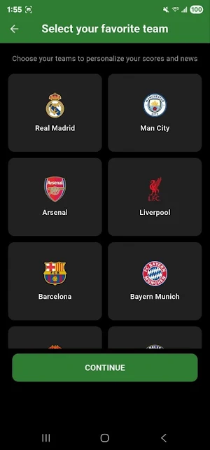 Score808 App Apk Live Football Screenshot 1