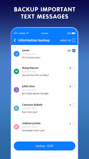 Dumpster: Messages Recover Screenshot 1