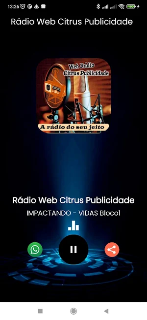 Rádio Web Citrus Publicidade Screenshot 2