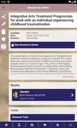 MAR Events Screenshot 2