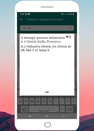 English Italian Dictionary Screenshot 3
