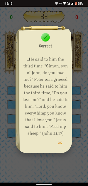 Bible Quiz Screenshot 3