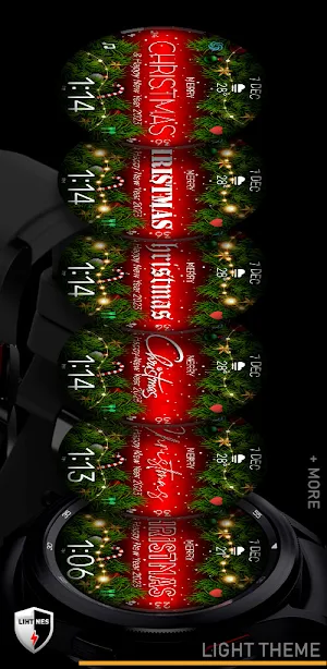 Christmas Watch Face 079 Screenshot 2